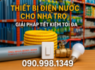 Thiết bị điện nước cho nhà trọ – Giải pháp tiết kiệm tối đa
