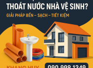 Ống nào tốt cho thoát nước nhà vệ sinh? Kinh nghiệm chọn đúng loại cho công trình bền lâu