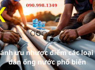 Ưu nhược điểm các dòng keo dán ống nước hiện nay – Nên chọn loại nào?